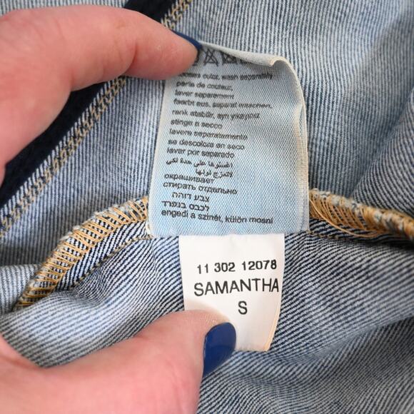 Mavi Womens S Samantha Denim Jean Jacket - Picture 9 of 9